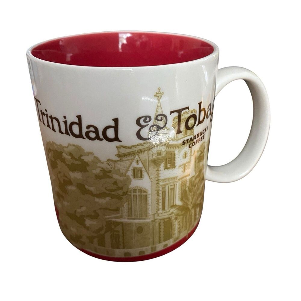 Starbucks Trinidad & Tobago Global Icon Collector Series Ceramic Mug Cup 16 oz